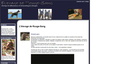 Desktop Screenshot of dobermann-elevage.com